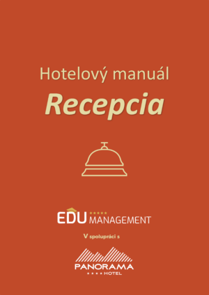 Hotelový štandard recepcia front cover manuál Edumanagement