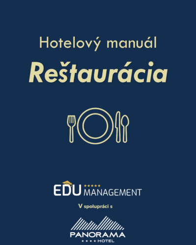 Hotelový štandard reštaurácia front cover manuál