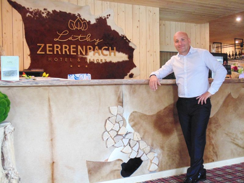 Michal Laurinc v hoteli Zerrenpach Hotel Management