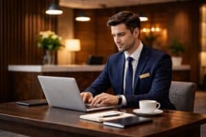 Online vzdelávanie hotelového manažéra v modernom hotelovom prostredí